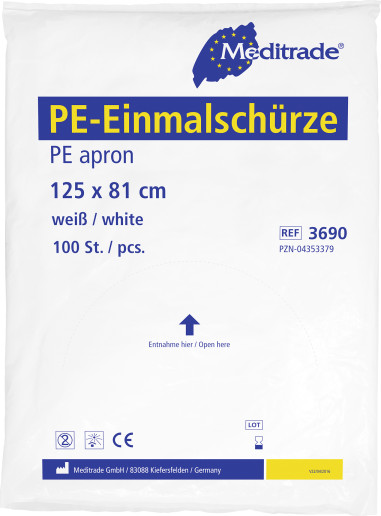 PE zástera na jedno použitie nesterilná