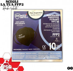 FFP2 černý respirátor 10ks...
