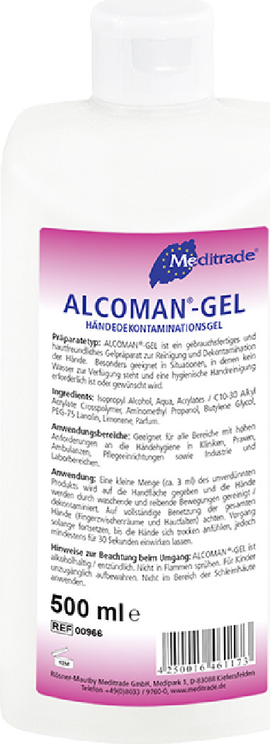 Alcoman® Gél Dezinfekcia rúk vo forme...
