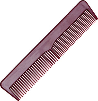 Jednorazový hrebeň hnedý